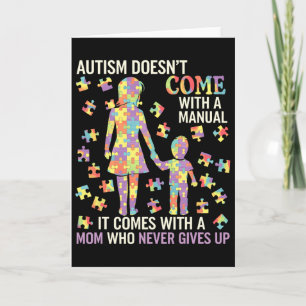 Autism Mom Support For Strong Mothers 1  Card