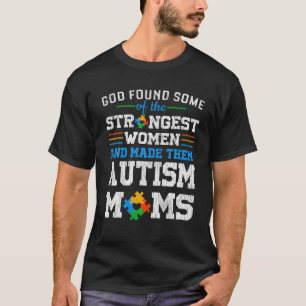 Autism Mom The Strongest Son Mother Autistic Kid A T-Shirt