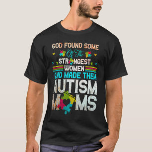 Autism Mom The Strongest Son Mother Autistic Kid A T-Shirt