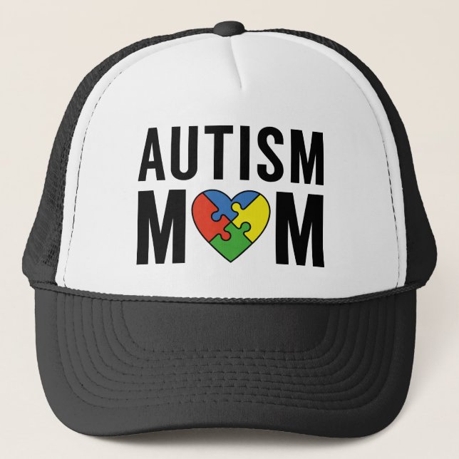 Autism Mom Trucker Hat (Front)