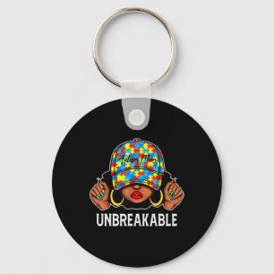 Autism Mom Unbreakable Autism Awareness Mom Mother Keychain