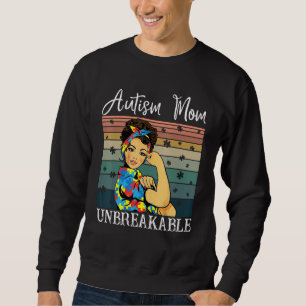 Autism Mom Unbreakable Strong Girls T Shirt Autism