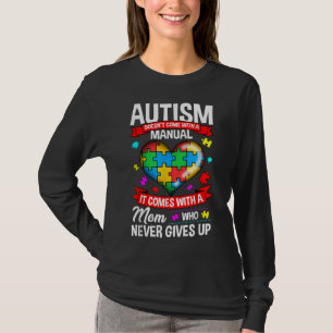 Autism Mom Women Autism Awareness Mom Cute T-Shirt