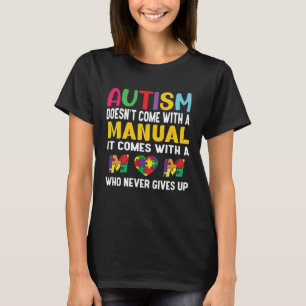 Autism Mom Women Autism Awareness Mom Cute T-Shirt