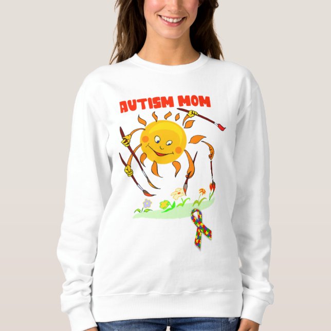 Autism Mom Women's Basic Sweatshirt (Front)