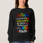 Autism Mom Womens Support Autistic Autism Awarenes Sweatshirt<br><div class="desc">Autism Mom Womens Support Autistic Autism Awareness Month</div>