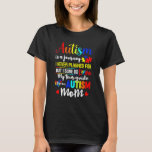 Autism Mom Womens Support Autistic Autism Awarenes T-Shirt<br><div class="desc">Autism Mom Womens Support Autistic Autism Awareness Month</div>