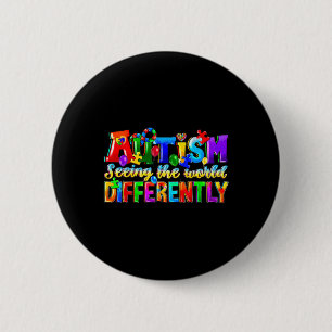 Autism Month World Autism Awareness Day 2025  2 Inch Round Button
