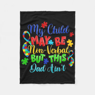 Autism Month World Autism Awareness Day 2025 5  Fleece Blanket