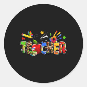 Autism Month World Autism Awareness Day 2025 9 Classic Round Sticker