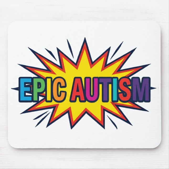 autism, mouse pad (Front)