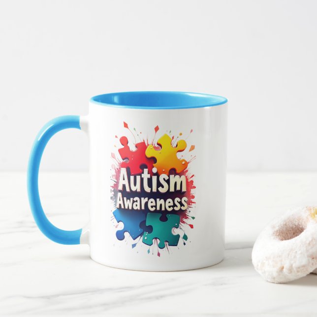 Autism Mug (With Donut)