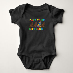Autism Newfoundland Dog Dad And Dog Mom Baby Bodysuit