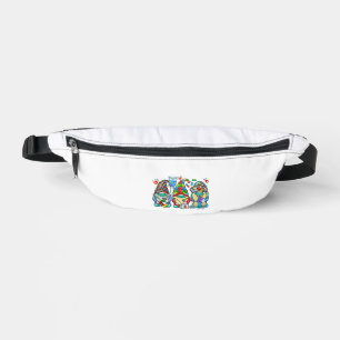 Autism Nurse Gnome Fanny Pack