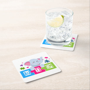 Autism Paper Coaster