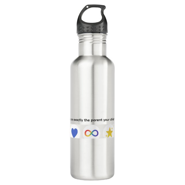 Autism Parent Motivation 710 Ml Water Bottle (Front)