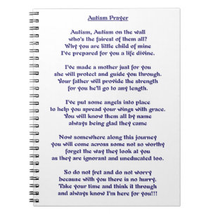 Autism Prayer Notebook