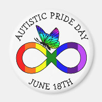 Autism Pride Day 18 juin Magnet