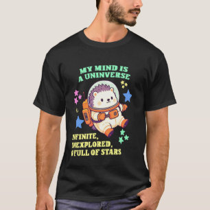Autism Pride Hedgehog Astronaut- Chibi Hedgehog 1 T-Shirt