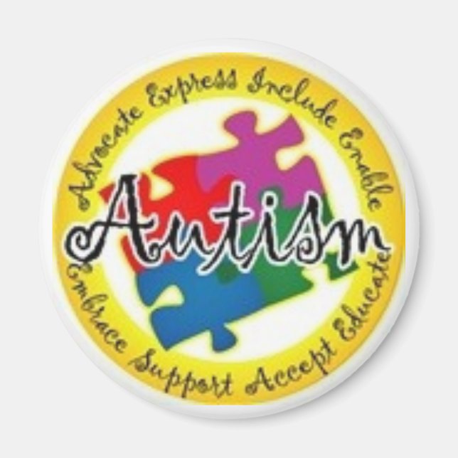 autism puzzle magnet (Front)
