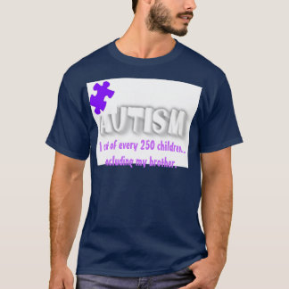 Autism Puzzle Piece for brother T-Shirt