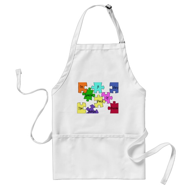 Autism Puzzle Piece   Standard Apron (Front)
