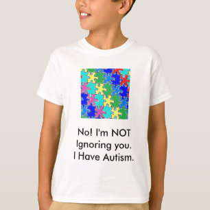 autism puzzle pieces 40 T-Shirt