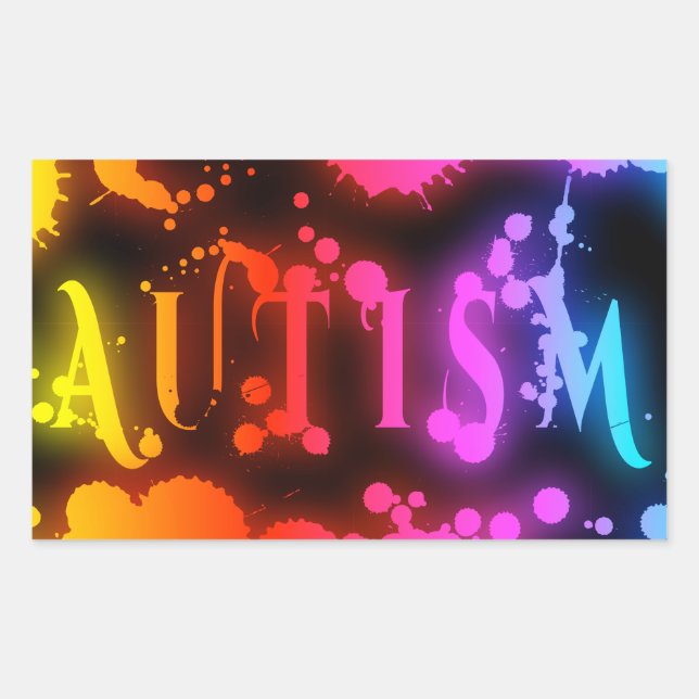Autism Rectangle Stickers (Front)