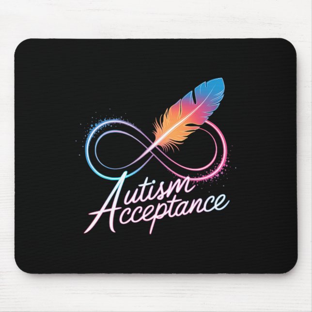 Autism Red Instead  Mouse Pad (Front)