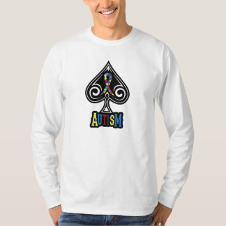 Autism Ribbon - Long Sleeve Shirt - Spades Edition