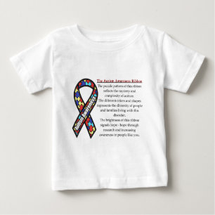 Autism Ribbon meaning Baby T-Shirt