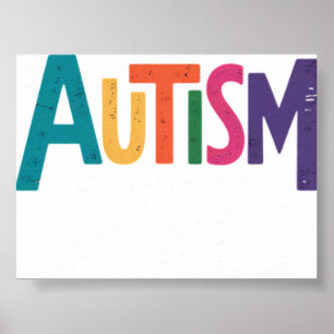 Autism Seeing The World Differently Support Autism Poster