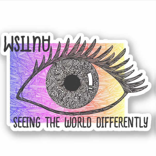 "Autism - Seeing the World Differently" Vinyl  (Front)
