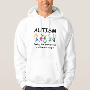 Autism...seeing the world from a different angle hoodie