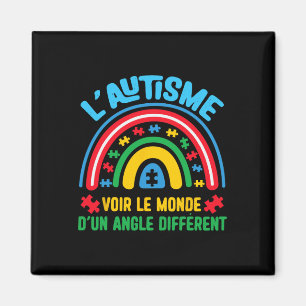 Autism Seeing The World From An Angle Autism Aware Magnet
