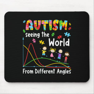 Autism Seeing World From Different Angles Sped Mat Mouse Pad