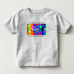 Autism Shark 3T GREY Toddler T-shirt