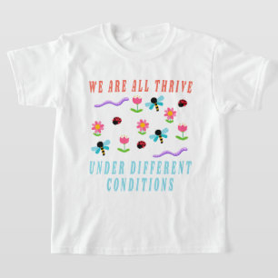 Autism Shirt, We All Think Differently,Special Ed T-Shirt