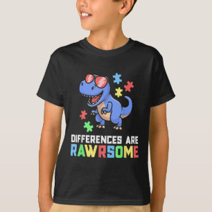 Autism Shirts For Boys Dinosaur Trex Awareness Puz