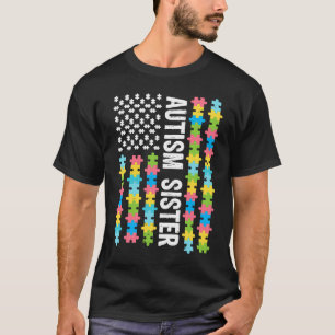 Autism Sister Awareness I'm A Proud Sister Vintage T-Shirt