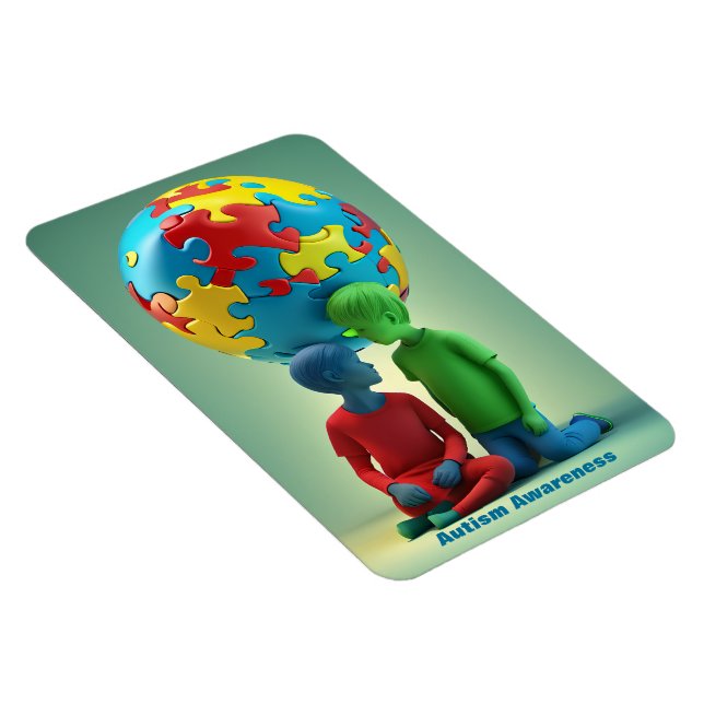 Autism - Size: 4" x 6" Magnet (Right Side)