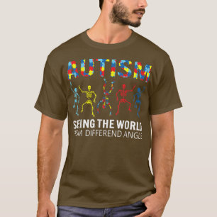 Autism Skeleton Seeing The World From A Different  T-Shirt