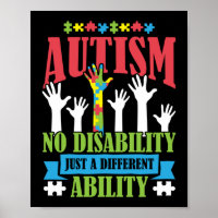 Autism Son Child Daughter No Disability Different
