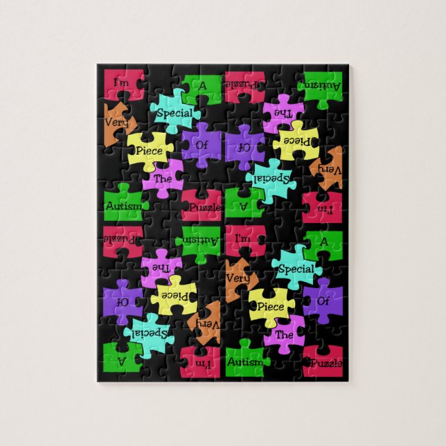 Autism Special Piece Puzzle (Vertical)