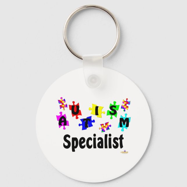 Autism Specialist Keychain (Front)