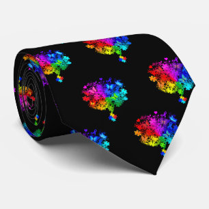 Autism Spectrum Trees Tie