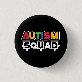 Autism Squad 1 Inch Round Button