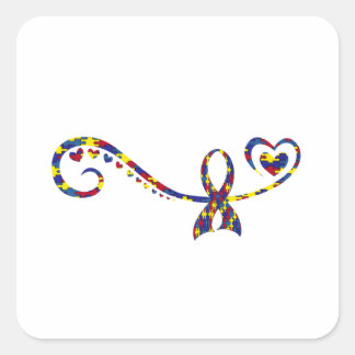 Autism Square Sticker
