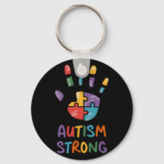 Autism Strong Keychain