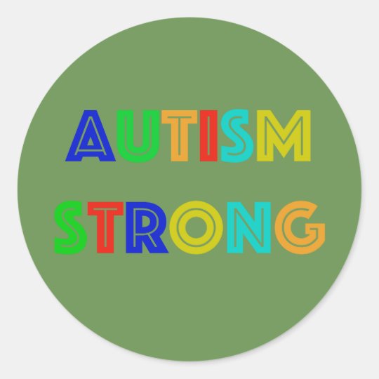 Autism Strong Stickers